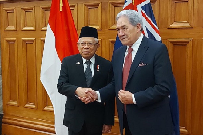 副大統領は太平洋地域におけるインドネシアとニュージーランドの包括的なパートナーシップを提案